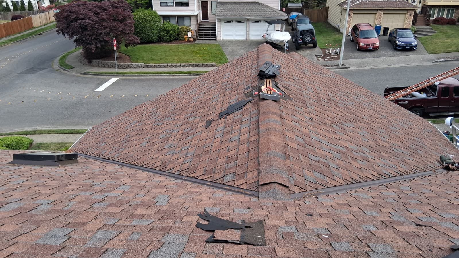 Roof replacement project