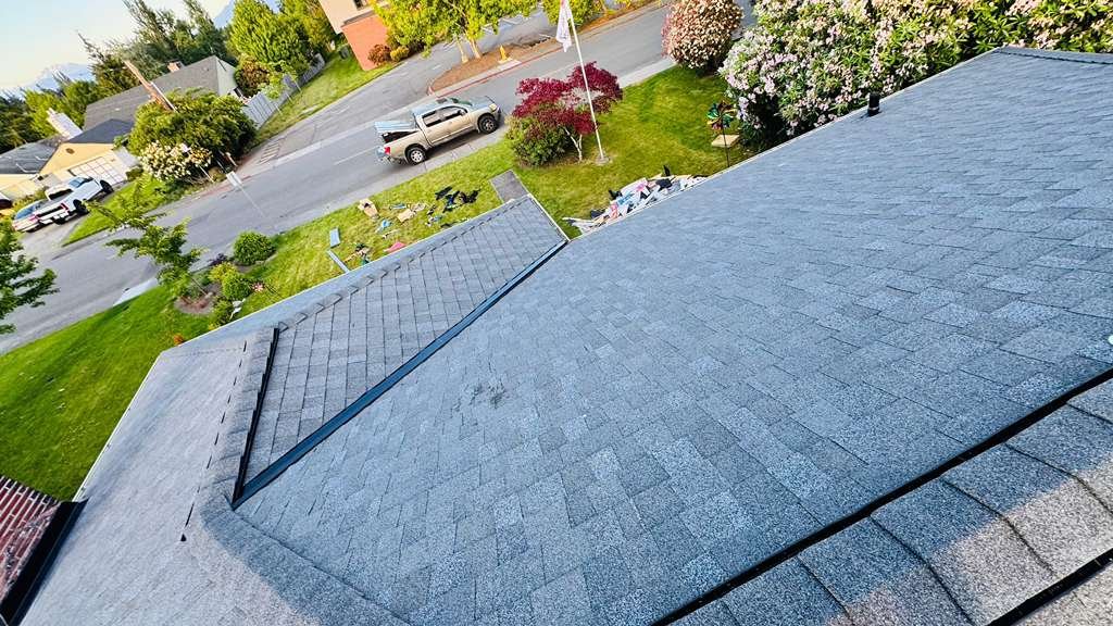 Residential roofing project by EML Outdoor Service LLC